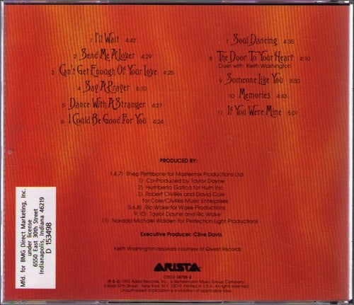 Taylor Dayne Soul Dancing (1993) Music CD