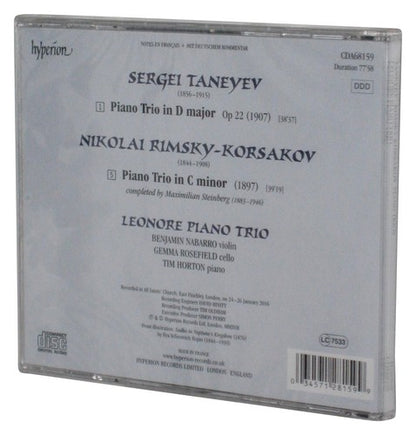 Leonore Piano Trio Taneyev & Rimsky-Korsakov Piano Trios Audio Music CD