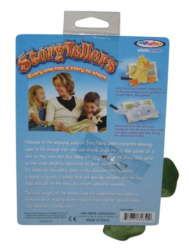 Mary Meyer Story Tellers Frog Kids Children Toy Plush w/ Special Pouch