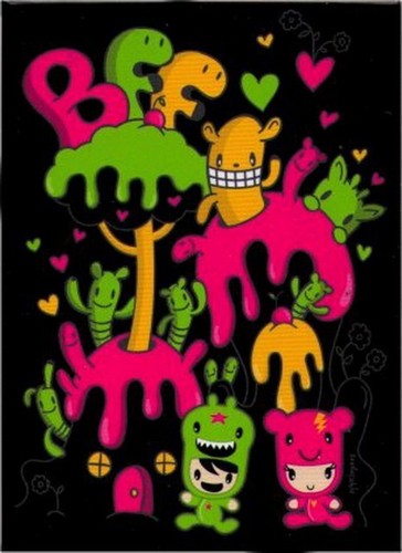 Zoodorable Best Friends Forever Magnet ZM4570