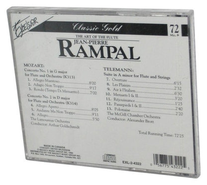 The Art of the Flute Jean-Pierre Rampal Mozart (1995) Audio Music CD