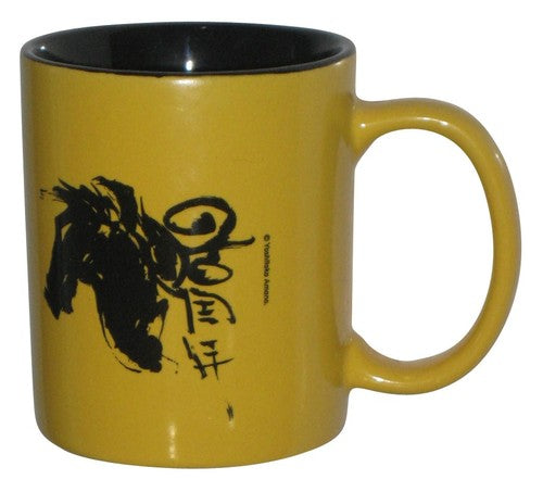 Dark Horse Comics Yoshitaka Amano Yellow & Black Logo Mug