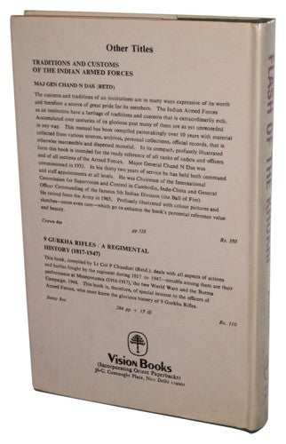 Flash of The Khukri (1984) History of 3rd Ghorka Rifles 1947-1980 Hardcover Book