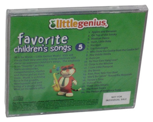 Little Genius Favorite Children's Songs Vol. 7 (2012) Audio Music CD - (Cracked Jewel Case)