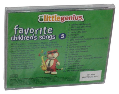 Little Genius Favorite Children's Songs Vol. 7 (2012) Audio Music CD - (Cracked Jewel Case)