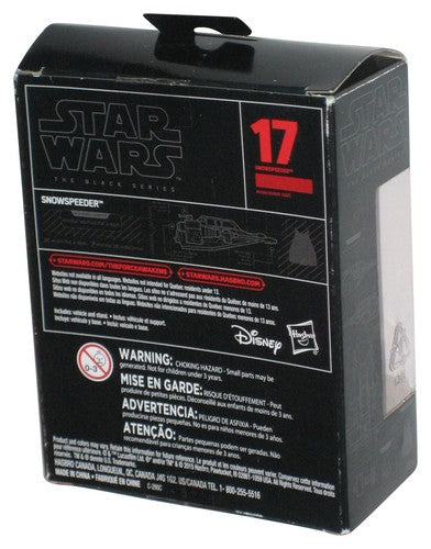 Star Wars Force Awakens VII Black Series (2015) Titanium Snowspeeder Toy Vehicle - (Damaged Box)