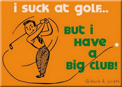 David and Goliath I Have A Big Club Magnet 25710DG