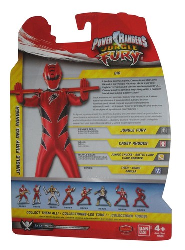 Power Rangers Super Megaforce 5" Jungle Fury Red Action Hero Figure