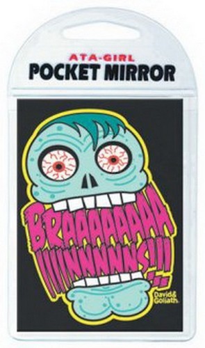 David and Goliath Brains Pocket Mirror 50778