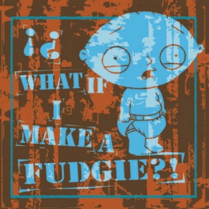 Family Guy Stewie Fudgie Button B-FG-0066