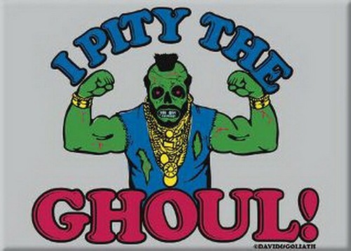 David and Goliath I Pity The Ghoul Pocket Mirror 50774