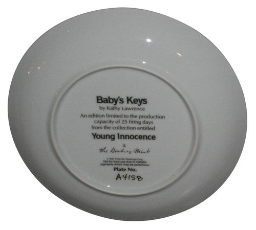 Baby's Keys by Kathy Lawrence Young Innocence (1991) Bradford Plate