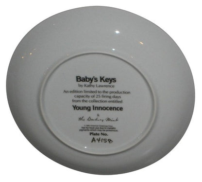 Baby's Keys by Kathy Lawrence Young Innocence (1991) Bradford Plate