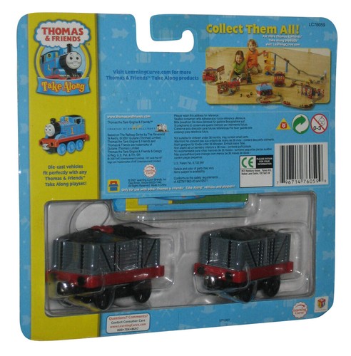 Thomas Tank Engine & Friends (2007) Take Along Giggling Troublesome Trucks Die-Cast Toy Train 2-Pack