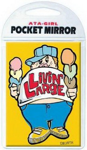 David and Goliath Livin Large Pocket Mirror 50650