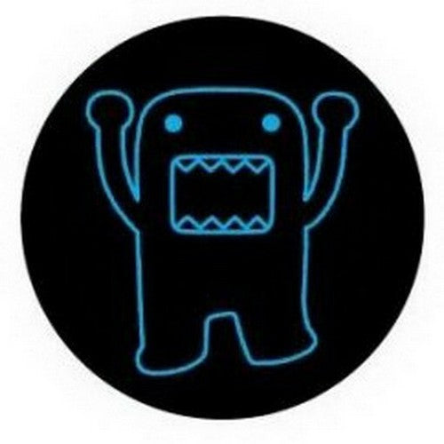 Domo-Kun Blue Outline Button DB4287