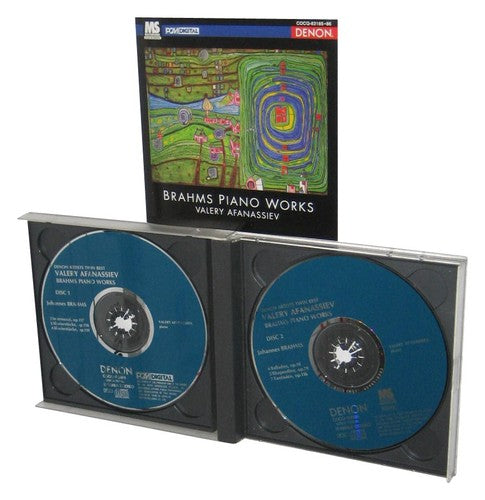 Brahms Piano Works Valery Afanassiev (1999) Audio Music CD Box Set - (2CDs)