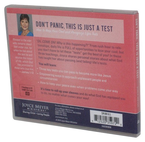 Joyce Meyer Don't Panic This Is Just A Test Audio Book CD Box Set