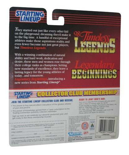 NFL Football Starting Lineup Legendary Beginnings Joe Montana Figure