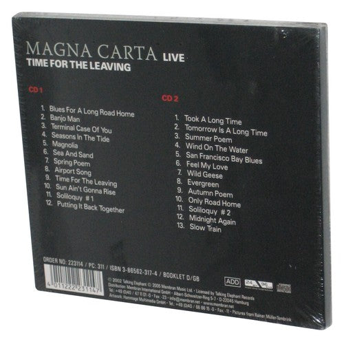 Magna Carta Time For The Leaving-Live (2002) Audio Music CD