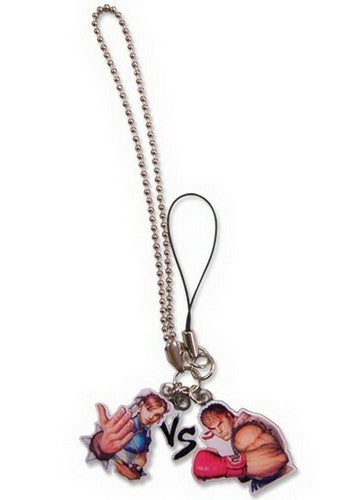 Super Street Fighter IV Chun-Li Logo Cell Phone Charm Keychain GE-8241