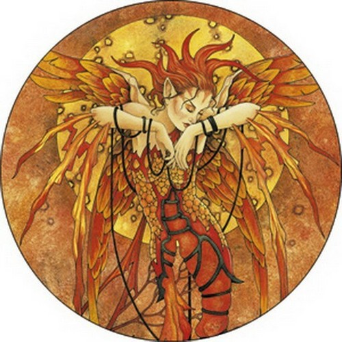 Linda Ravencroft Phoenix Button B-3247