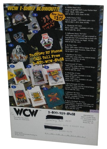 Official WCW 1997 Fall Merchandise Fall Catalog Magazine Book 