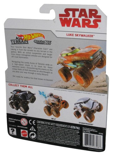Star Wars Hot Wheels All-Terrain Luke Skywalker (2017) Character Cars Toy - (Please See Notes)