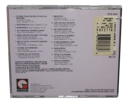 Opera Favourites Czech Symphony Orchestra Music CD