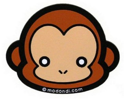 Modondi Monkey Emoticon Rubber Pin H0801
