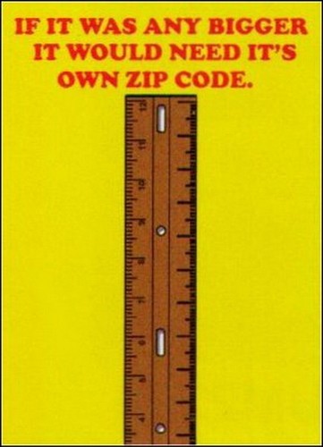 If Any Bigger Need It's Own Zip Code Magnet BM2283