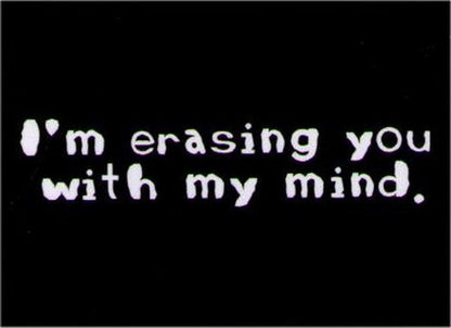 I'm Erasing You With My Mind Magnet DM2212