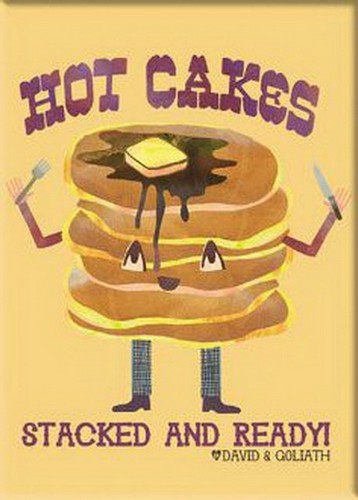 David and Goliath Hot Cakes Pocket Mirror 50762