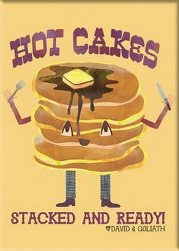 David and Goliath Hot Cakes Pocket Mirror 50762