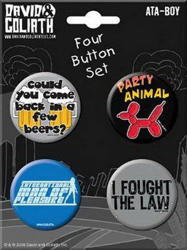 David and Goliath Button Set 81353BT4