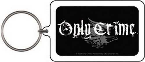 Only Crime Eagle Logo Lucite Keychain K-1392