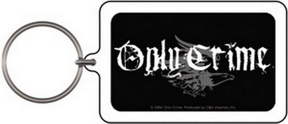 Only Crime Eagle Logo Lucite Keychain K-1392