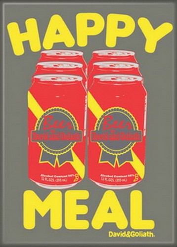 David and Goliath Happy Meal Magnet 20062DG