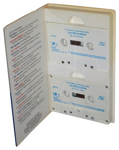 Les Miserables Abridged (1987) Dove Audio Cassette Box Set - (Victor Hugo)