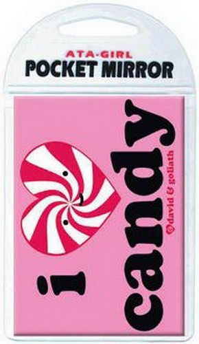 David and Goliath I Heart Candy Pocket Mirror 50715
