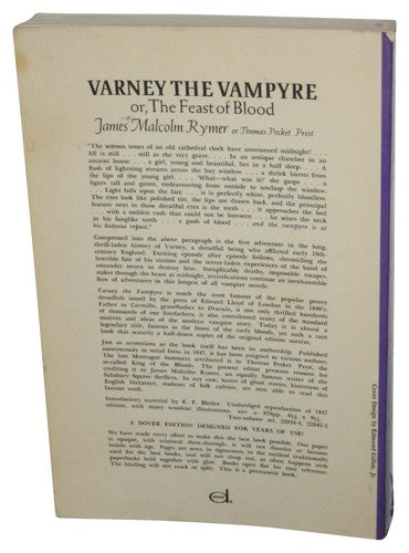 Varney The Vampyre or The Feast of Blood Vol. II (1973) Paperback Book