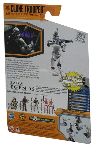 Star Wars Saga Legends Revenge of The Sith (2010) Clone Trooper 3.75 Inch Figure SL16