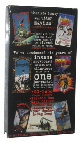 The Best of Creatures of Habit Party Edition (1998) Snowboard VHS Tape - (Jon Freeman)