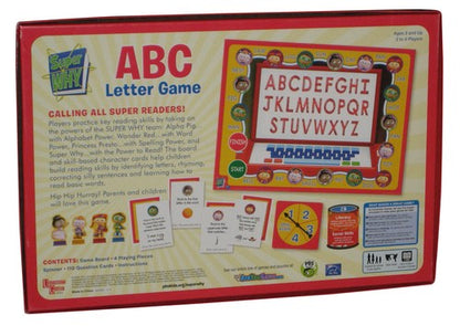 Super Why ABC Letter University Games Kids Children Board Game - Complete!