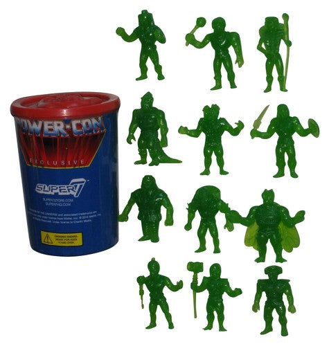 Masters of The Universe Muscle (2016) Skeletor Power Con Super 7 Slime Can w/ Green Mini Figures