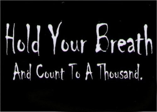 Hold Your Breath And Count To A Thousand Magnet DM2211