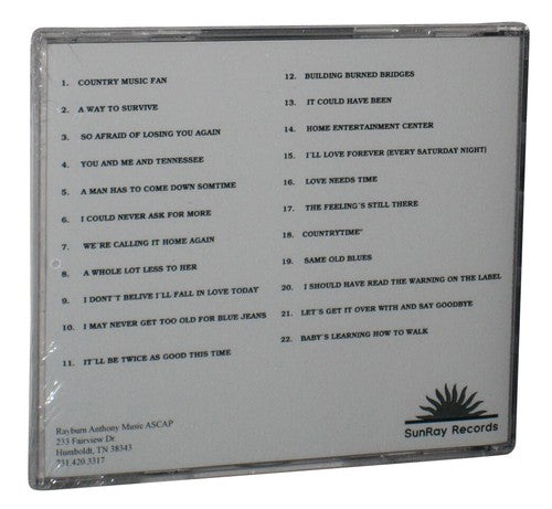 Rayburn Anthony Country Music Fan Music CD