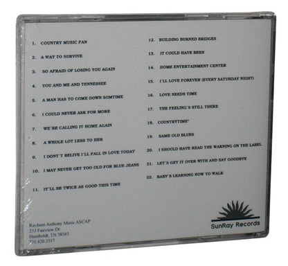 Rayburn Anthony Country Music Fan Music CD