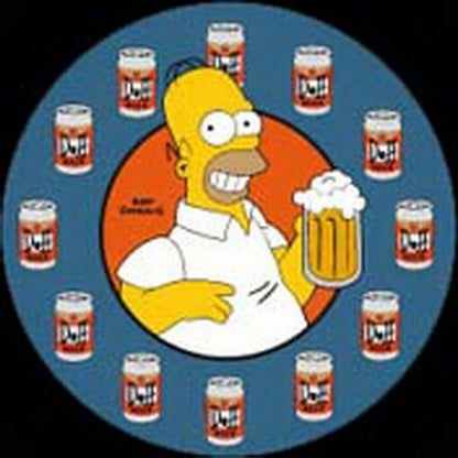 Simpsons Duff Time Button SB907