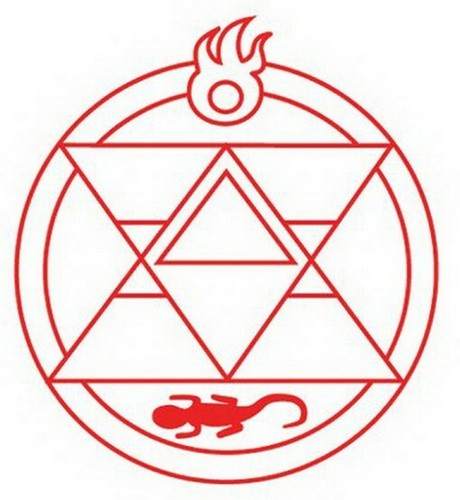 Full Metal Alchemist Roy Renseijin Anime Cosplay Tattoo GE-4162